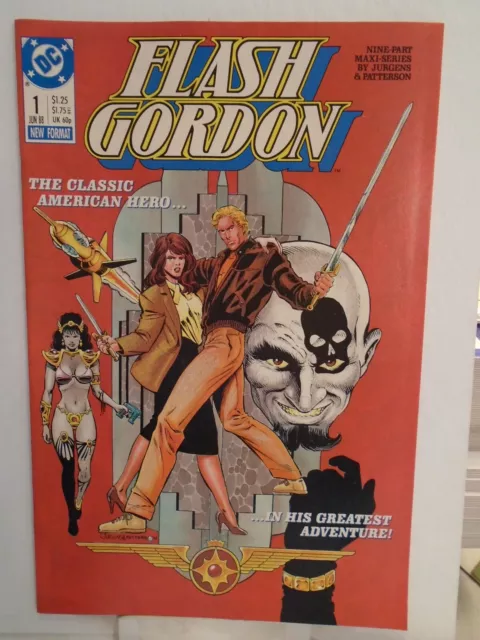 DC FLASH GORDON #1 (1988) Dale Arden, Dr. Zarkov, Dan Jurgens, Bruce Patterson