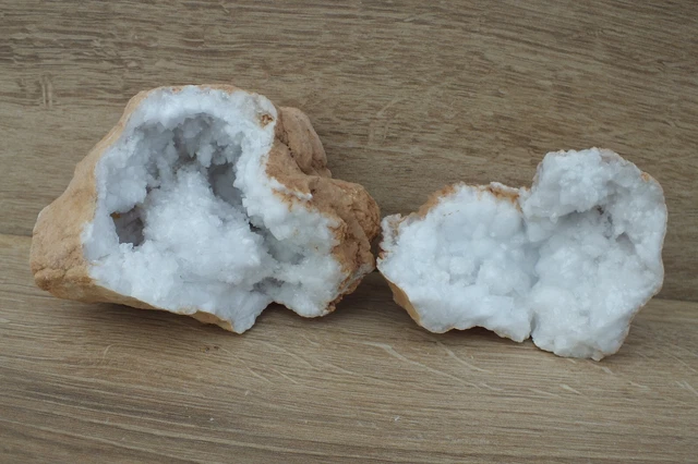 Quarz Druse Geode Marokko PAAR 0,81 kg (706)