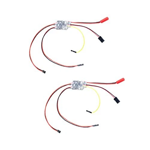 KINGMODEL 2pcs 2S-6S 2Ax2 Dual Way Bidirectional Brushed ESC 24V Geared Motor...