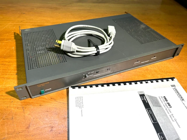 Videotek V5G-201 Rs-170A Color Sync Generator With 53 Page Instruction Book