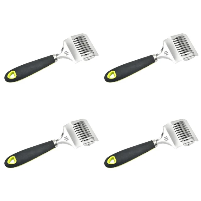 4 piezas rodillos de rejilla de pasta de acero inoxidable Fabricante de pasta cortador de rejilla para cocina