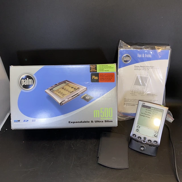Palm M500 Grey Handheld PDA Digital Organizer PalmOS 4.0 Series 8MB Ram