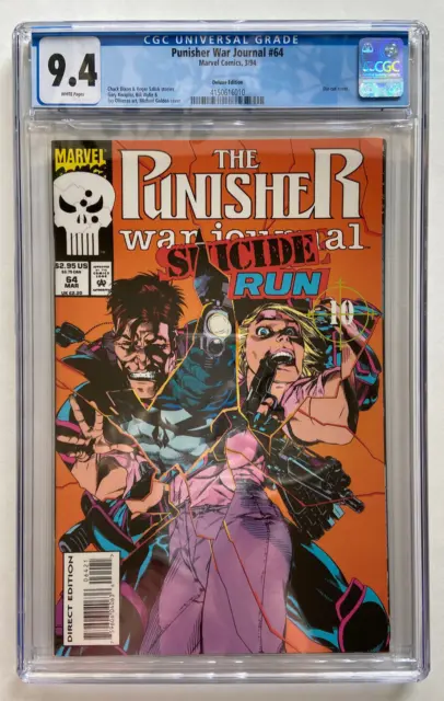Marvel Comics The Punisher War Journal Vol 1 #64 B 1994 CGC 9.4