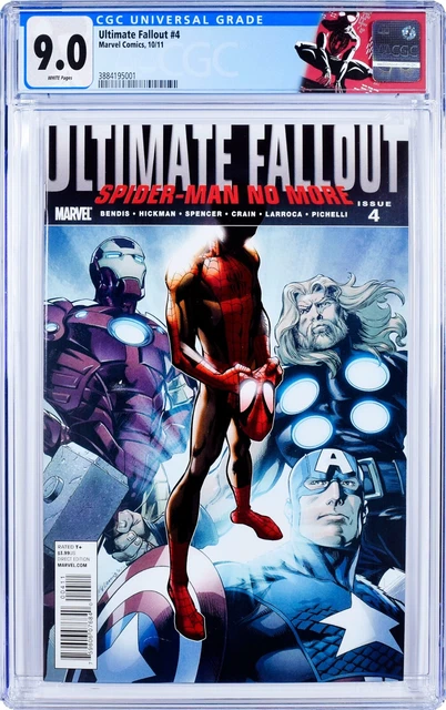 Ultimate Fallout #4 (2011) | CGC 9.0 WHITE | 1st Miles Morales Spidey | Marvel