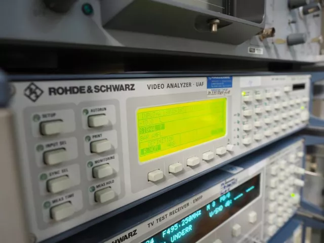 Rohde & Schwarz Video Analyseur, Type : UAF 2013.0807.02