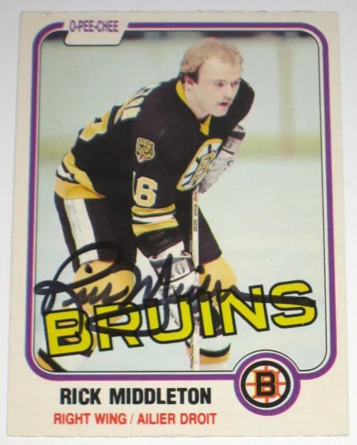 1979-80 O-Pee-Chee OPC Hockey - #10 Rick Middleton - Boston Bruins