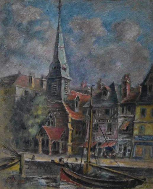 Louis Dupuis (1862-1951) (94) - pastel - Honfleur