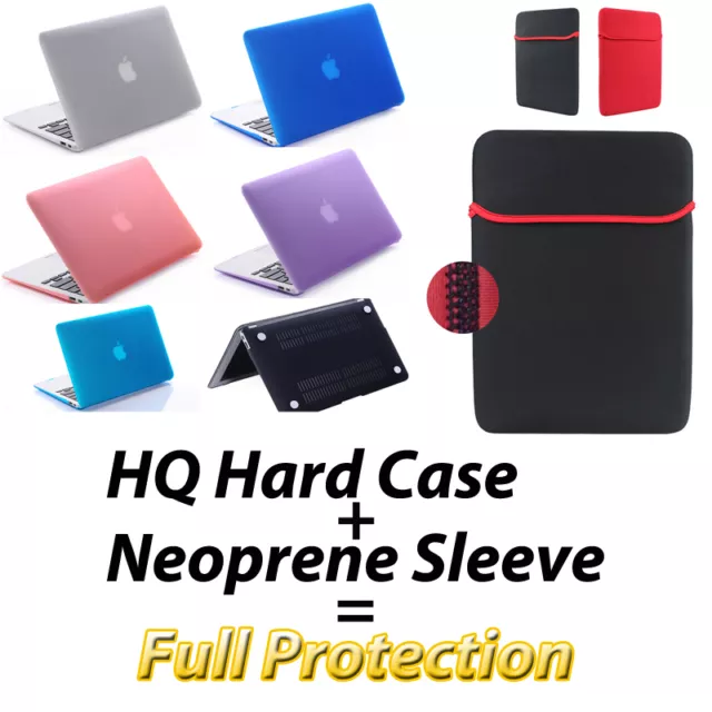 Matte Hard Case Cover Protection Sleeve Soft Bag For Macbook Pro | Air 11" 13"