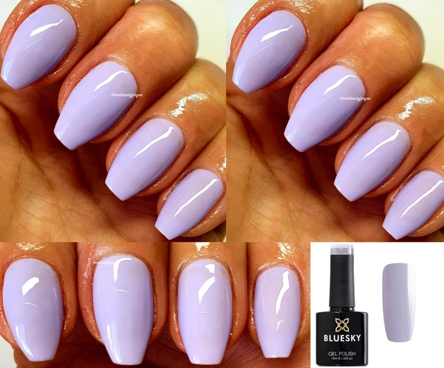 BLUESKY UV Gel Nagellack „Dark Plum“ – Vegan, Langanhaltend Bis 21 Tage, Für LED/Lampen