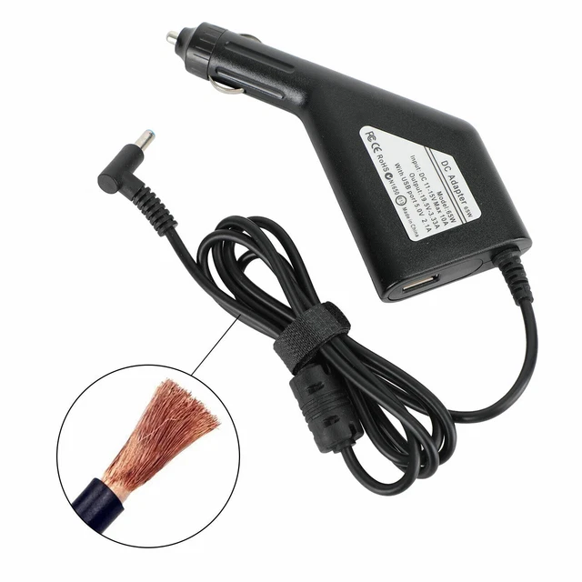 65W 4.5x3.0mm 19.5V 3.33A Car AC Adapter Power Charger Fir For HP Laptop AUS 3
