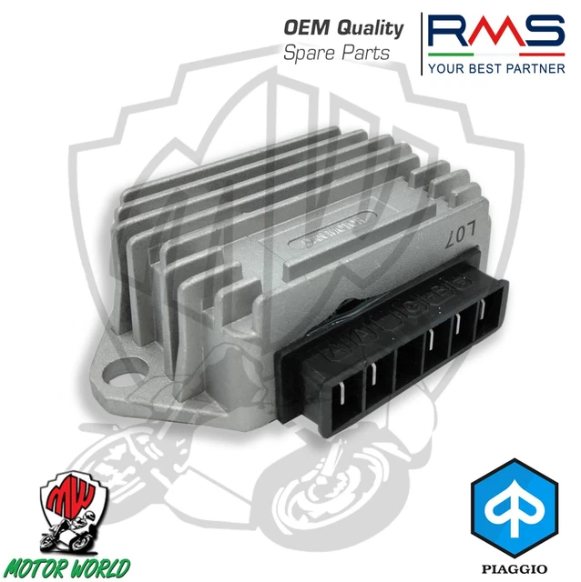 Regolatore Di Tensione 8 Pin Per Piaggio 50cc – Ricambio Originale Per Scooter (dal 1998) - 3