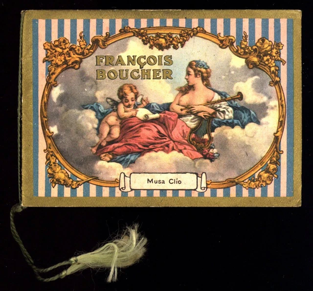 calendarietto da barbiere FRANCOIS BOUCHER 1951