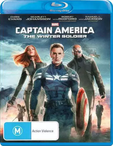 Captain America - The Winter Soldier  (Blu-Ray) New & Sealed - Region B