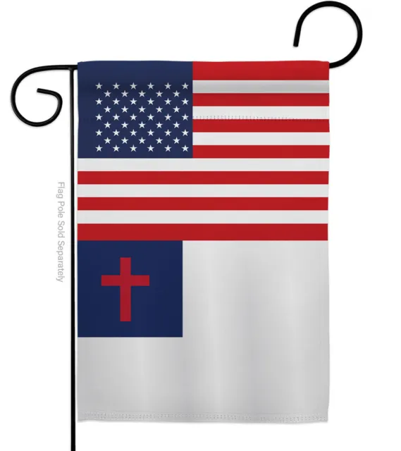 US Christian Garden Flag Religious Faith Small Decorative Gift Yard House Banner