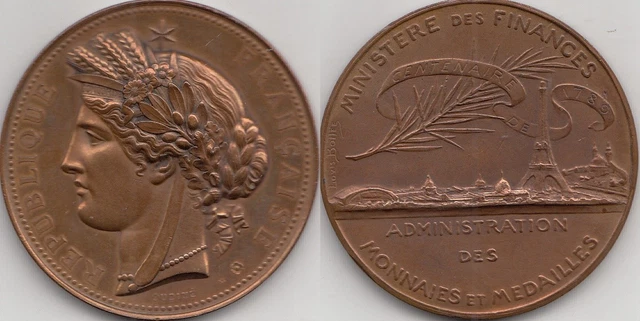 TROISIÈME RÉPUBLIQUE Médaille, Centenaire de 1789 fme_790323 Médailles