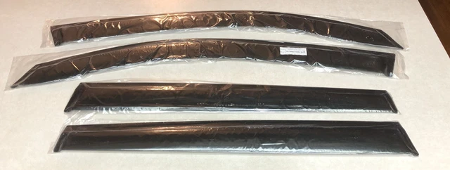 Window Visors Deflectors Rain Guards for Subaru Forester 2019-2023 4 Piece New