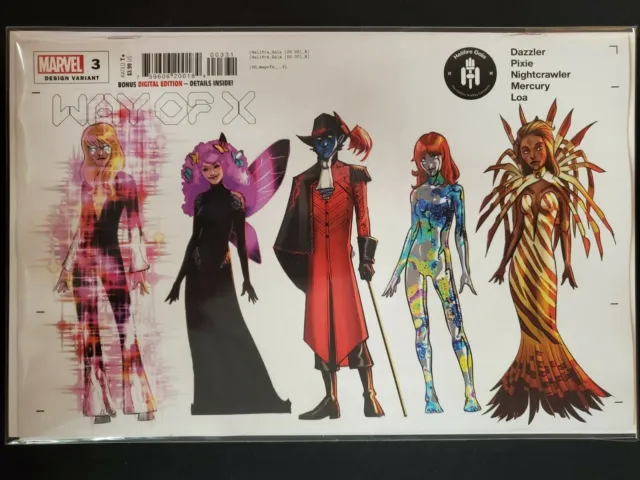Way of X #3 Character Design Variant VF/NM Marvel Comics Book
