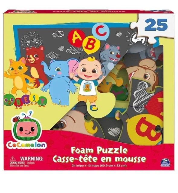 FOAM PUZZLE 24"x13" ABC's Floor Learning 25 Pieces Toddler