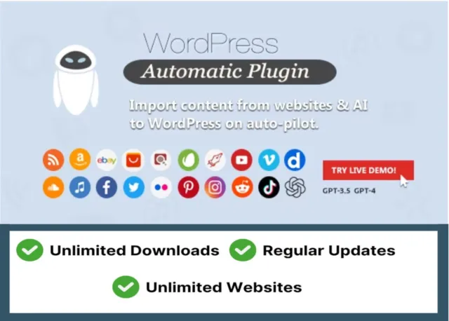 Wordpress WP Automatic Plugin v3.93 Auto Pilot Latest GPL License