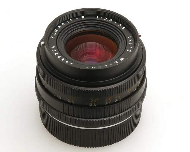 LEICA LEITZ WETZLAR Elmarit-R 2.8/35 mm No.2669264 Year 1974 (3
