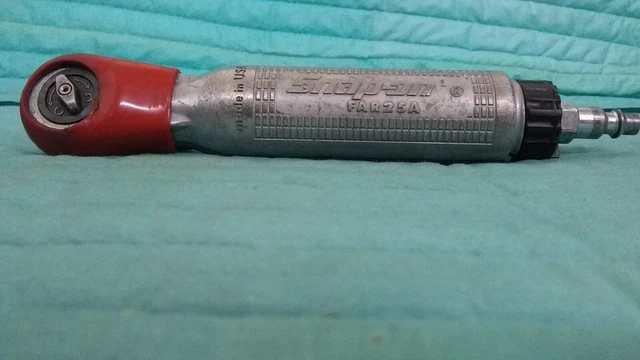 Snap-On Compact FAR25A 1/4" Drive Heavy Duty Pneumatic Ratchet! Made in the USA!