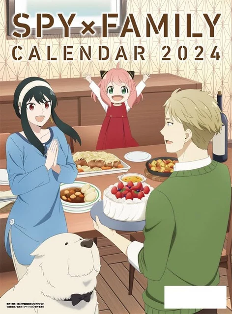 SPY X FAMILY Wall Calendar 2024 Manga Anime Collection CL-012 Japan £44 ...