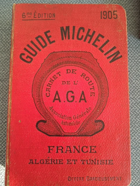 Guide Michelin 1905 Guide Michelin 1905
