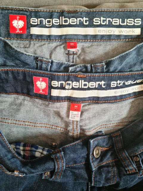 2 x Jeans Engelbert Strauss W30 / L30 gerades Bein