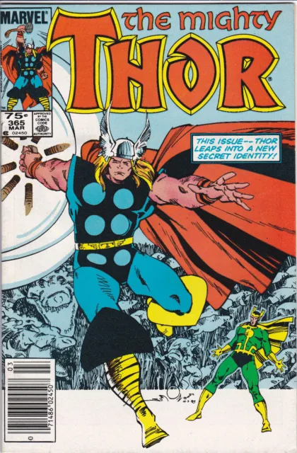 Thor (Mighty) #365,  Vol. 1 (1966-1996, 2009-2011) Marvel Comics,Newsstand