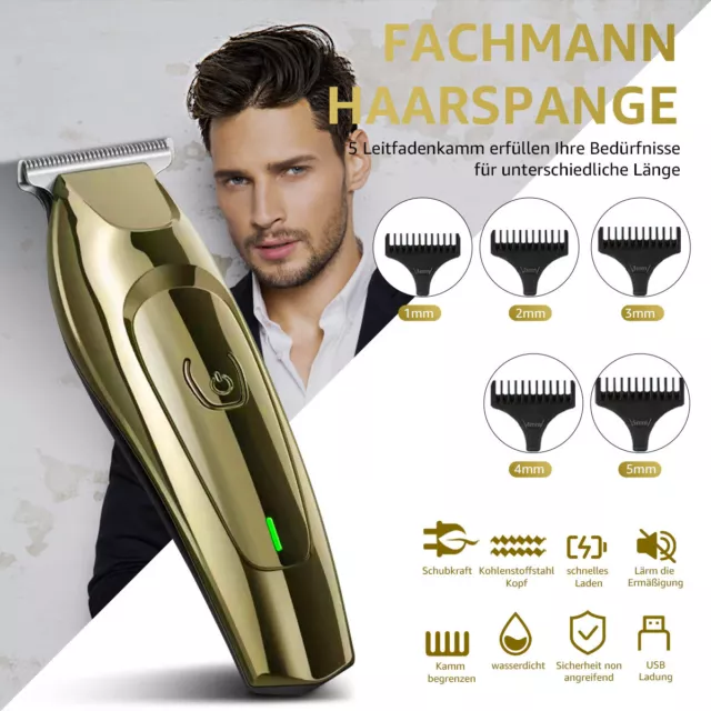 Haarschneidemaschine Profi Haarschneider Bart Trimmer Rasierer Akku hair Clipper