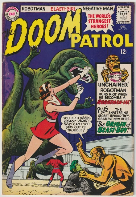 Doom Patrol #100    (DC Comics 1964)   FN