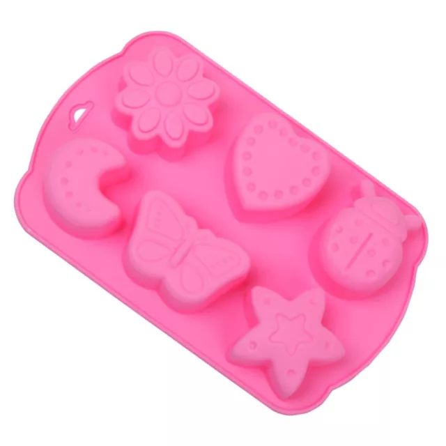 Silicone Baking Molds Star Shape Moon Shaped Pans DIY Chocolate Baking Pan