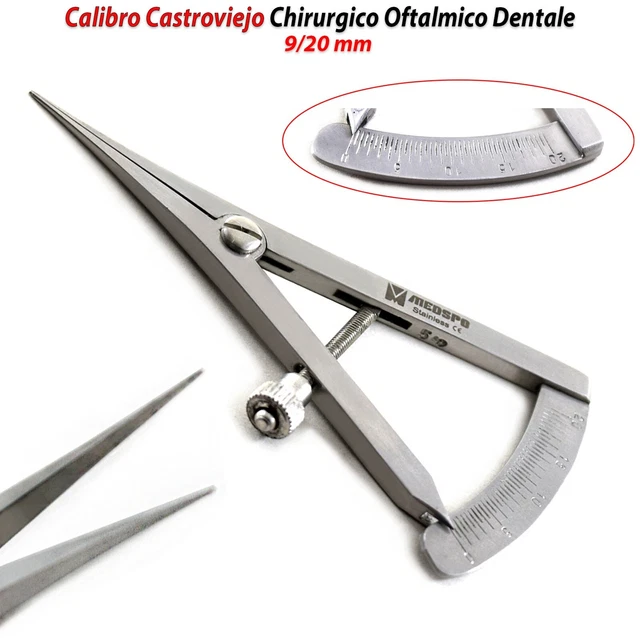 Calibro Ortodontico Lwanson A Molla Per Corone Dentali – Strumento Medspo