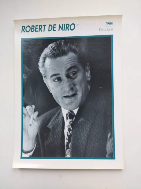 CARTE-PHOTO CP photographie -  robert de Niro .Studio HARCOURT