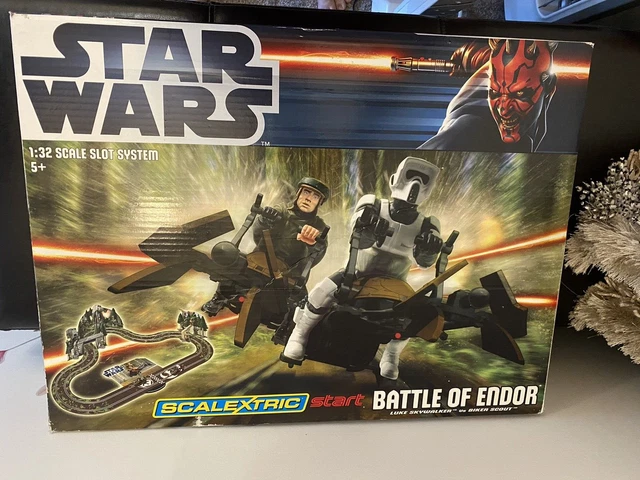 Star wars scalextric shop battle of endor
