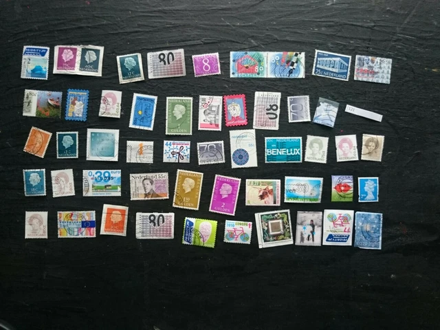 51 Briefmarken Niederlande Holland Stamps Dutch Nederland