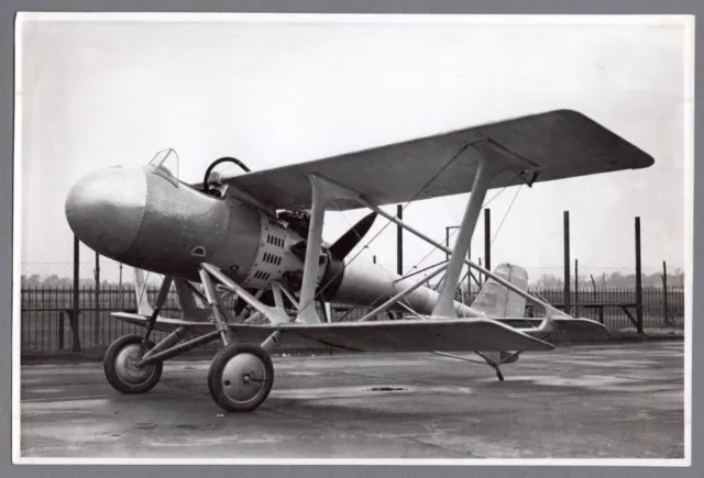 Vickers Type 161 Cow Gun Fighter F.29/27 Vintage Original Manufacturers Photo 5