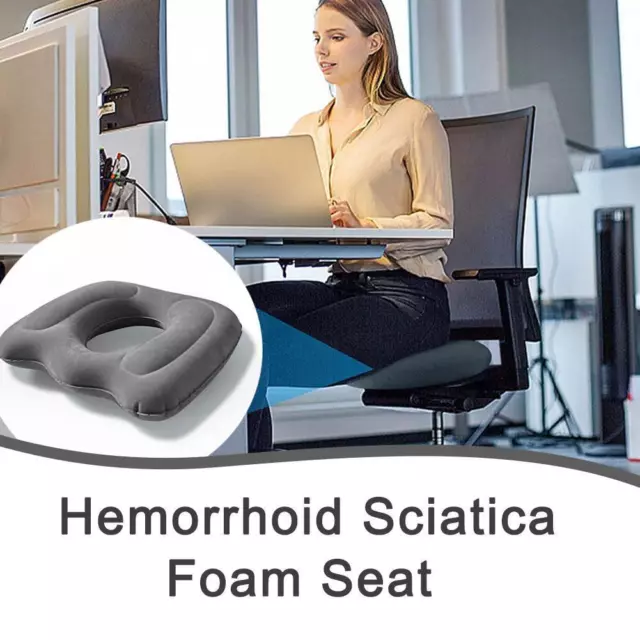 Hemorrhoid Sciatica Foam Seat Pain Relief Donut Seat Tailbone Cushion ~