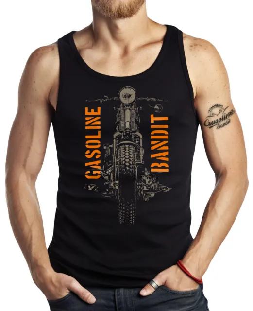 GASOLINE BANDIT Biker Tank Top Springer Muskelshirt Bike Motorrad Shirt S - 2XL