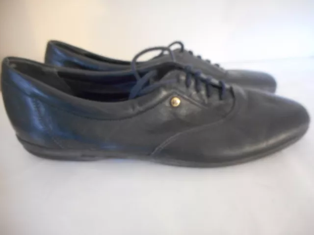EASY SPIRIT MOTION navy blue leather oxfords flats walking shoes Size 7 ...