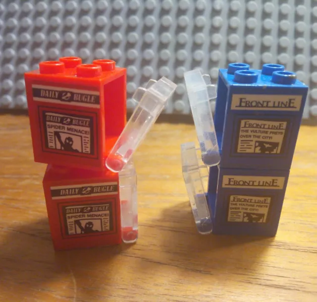 Lego Spider-Man Daily Bugle Mailboxes Rare