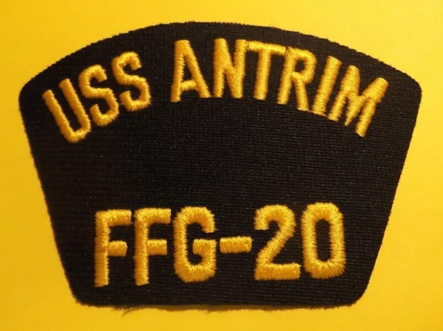 Military USS ANTRIM FFG-20 US Navy Patch Full Color Insignia Unit #852