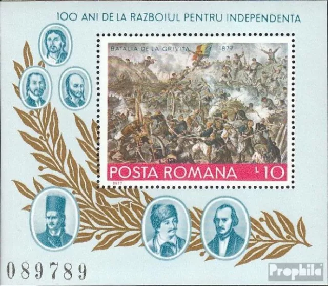 Romania block139 (complete issue) unmounted mint / never hinged 1977 Independenc