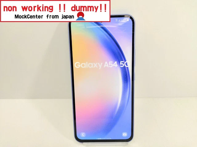【dummy!】 Samsung Galaxy A54 （color purple） non-working cellphone