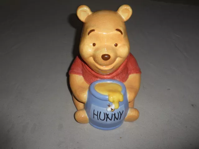 Vintage Walt Disney Simply Pooh Ceramic Cookie Jar Honey Pot Milne E.h. Shepard