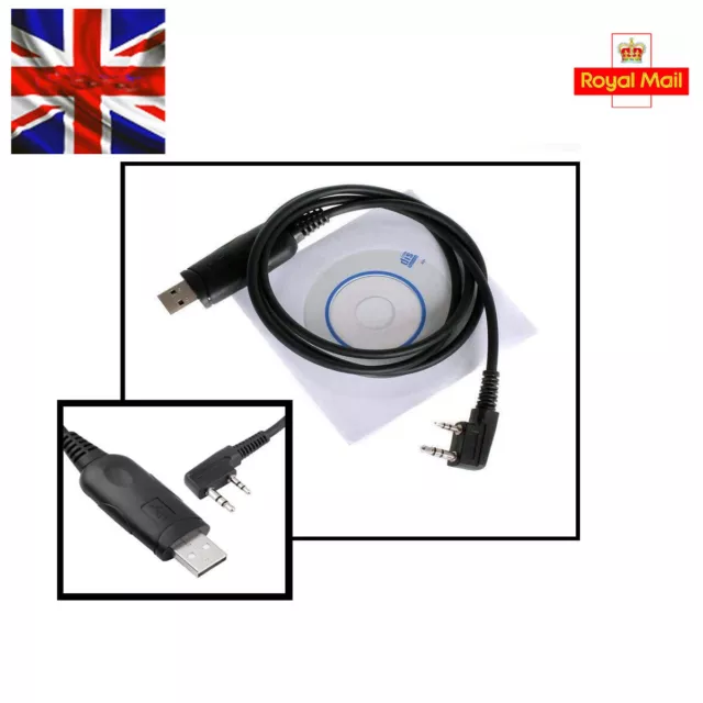 USB Cable for Programming with CHIRP Software Baofeng UV-5R BF-888S Radios