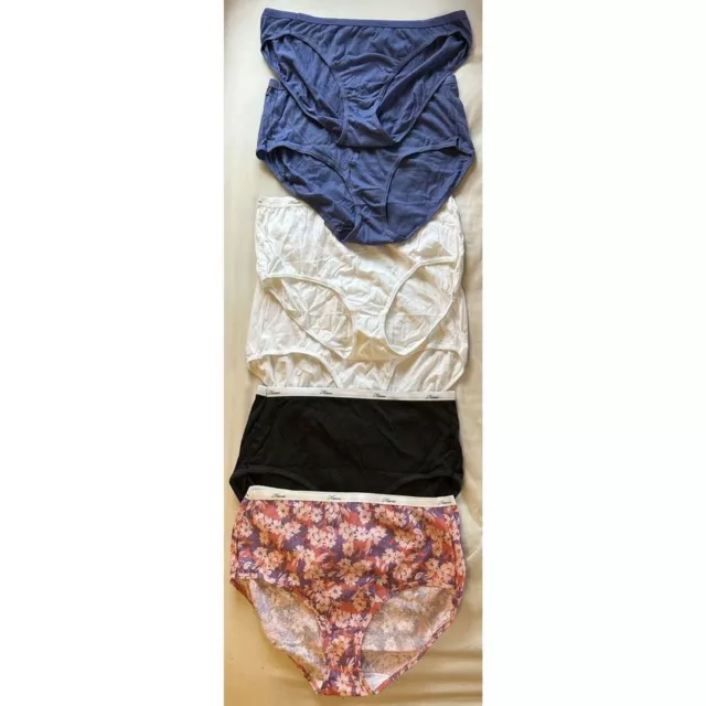 Hanes Women's 10pk Cotton Bikini Underwear - Colors May Vary 8 10 ct