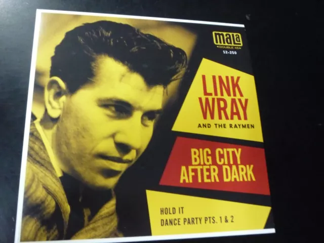 Link Wray and The Raymen: Big City After Dark 45 Double-7" Record Gatefold