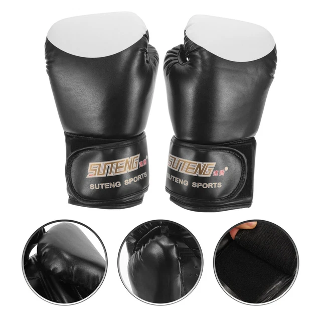 1 Pair of Boxing Gloves Portable Kickboxing Gloves Boxing Exercising Gloves PU