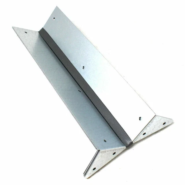 8, 300MM ARRIS RAIL BRACKETS GALVANISED FENCE POST SUPPORT FENCING